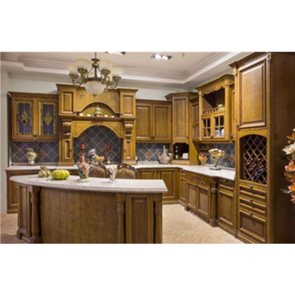 Antique Solid-Wood Kitchen Cabinet