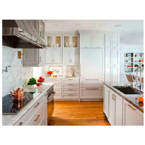 Smart Wood Black Modular Kitchen Island