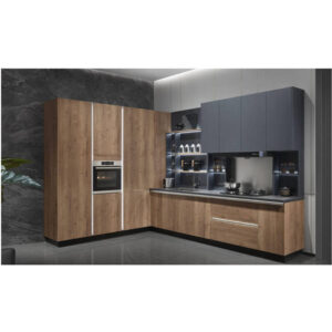 CBMMART-High-Gloss-Flat-Panel-White-Modular.jpg High-Gloss Flat-Panel White Modular Kitchen Cabinet