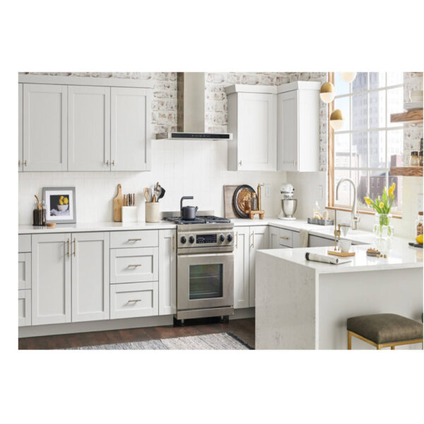 High-Gloss White Flat-Panel Modular Cabinet