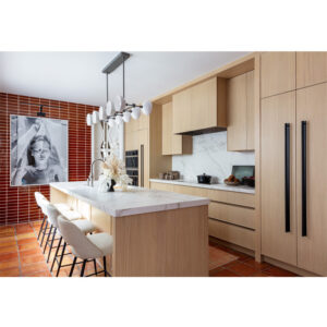 Contemporary-Kitchen-Cabinet-Island-Plywood-Small-Kitchen.jpg Curved Corner Plywood Island Small-Sink Kitchen Cabinet Set