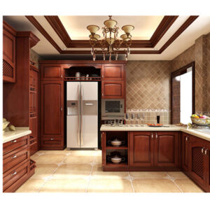 High-Quality-Custom-Made-Kitchen-Cabinet-Simple.jpg Solid-Wood Kitchen Cabinet Design