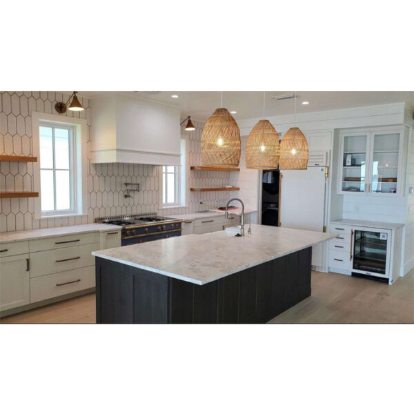 Tall Prefabricated Kitchen Cabinet Assembly