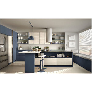 Sink & Crown-Moulding Kitchen Cabinet