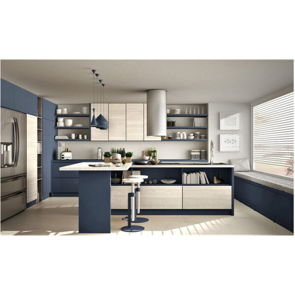 Sink & Crown-Moulding Kitchen Cabinet