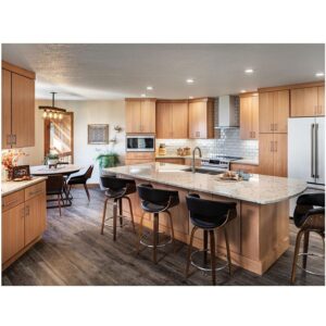 New-Cabinets-Luxury-Wood-Kitchen-Cabinet-Gray.jpg Wood Gray-Lacquer Kitchen Cabinet