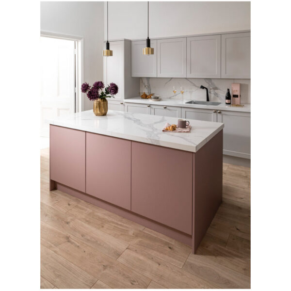 Wood-Veneer Color Farmhouse Storage Cabinet