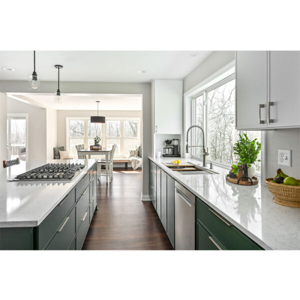 PVC Frameless Mat-Finish Kitchen Cabinet