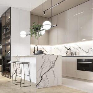 Simple-Flat-Panel-Design-Wood-Kitchen-Cabinet.jpg Flat Panel Wood Cabinet