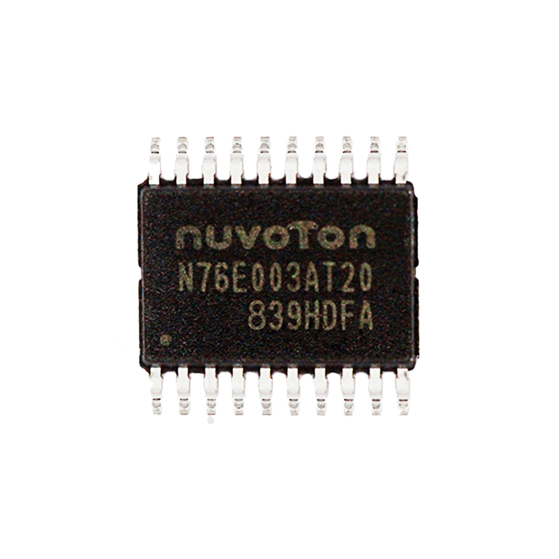 In stock N76E003AT20 8051 MCU IC 8-Bit 16MHz 18KB FLASH 20-TSSOP Nuvoton