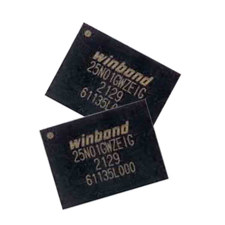 W25N01GWZEIG In Stock Winbond 1Gb Serial NAND Flash Memory Authorized Winbond Electronic Components Dealer