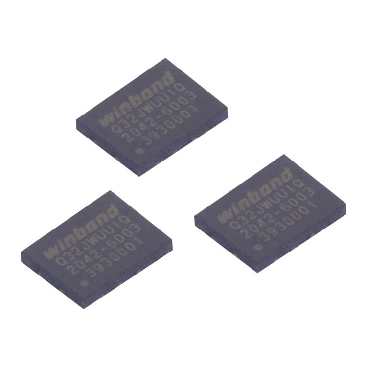 W25Q32JWUUIQ In Stock Winbond 32Mb NOR Flash Memory Authorized Winbond Electronic Components Dealers