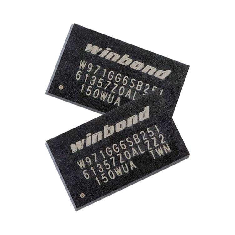 W971GG6SB25I In Stock Winbond 1Gb NAND Flash Memory Authorized Winbond Electronic Components Agent